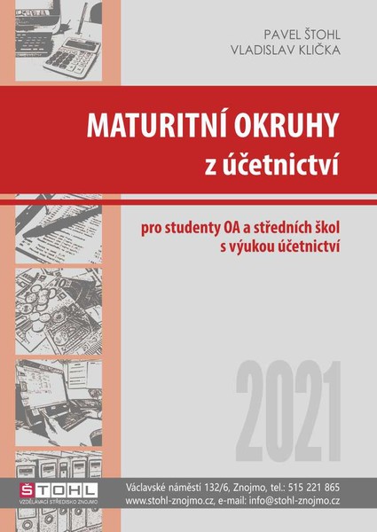 Maturitní okruhy z účetnictví 2021