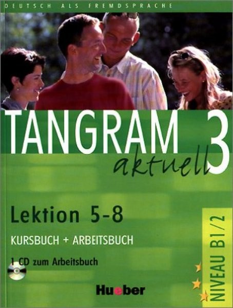 Tangram aktuell 3 (Lektion 5-8) Kursbuch + Arbeitsbuch + CD
