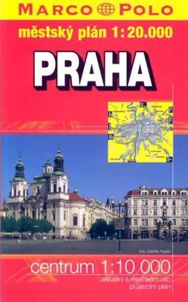 Praha - knižní plán 1:20 000