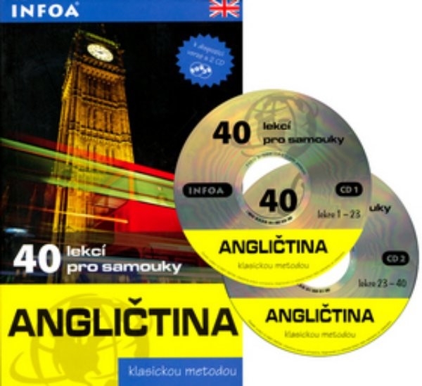 Angličtina 40 lekcí pro samouky + audio CD
