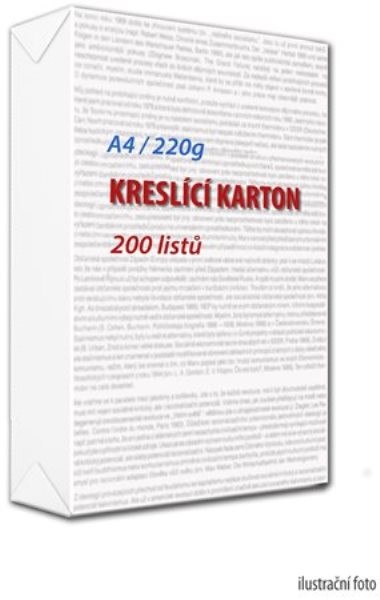 Karton kreslící A4 220g (200 kusů)